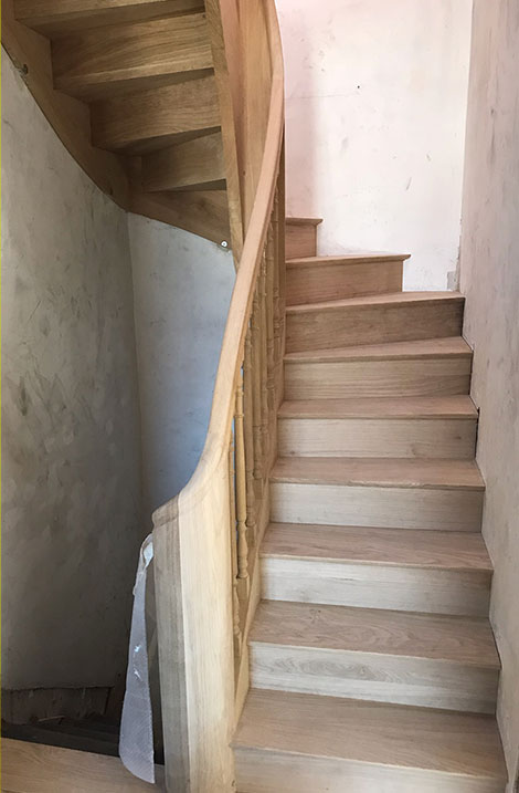 Benjamin Recollon : escalier d'intérieur à Sainte-Maure-de-Touraine | Indre-et-Loire (37)